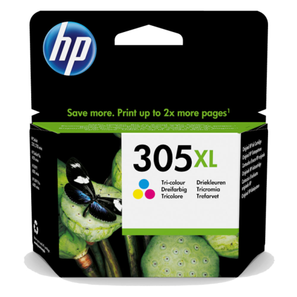 HP 305XL High Yield Tri-Colour Inkjet Cartridge