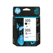 HP 305 Druckerpatrone Doppelpack Schwarz & Dreifarbig