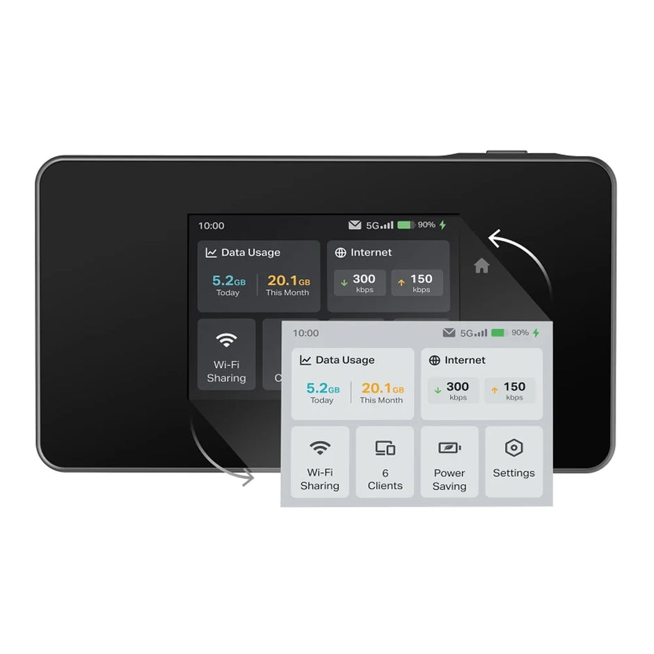TP-Link M8550 5G Mobile Wi-Fi Router with Built-in 5G Modem