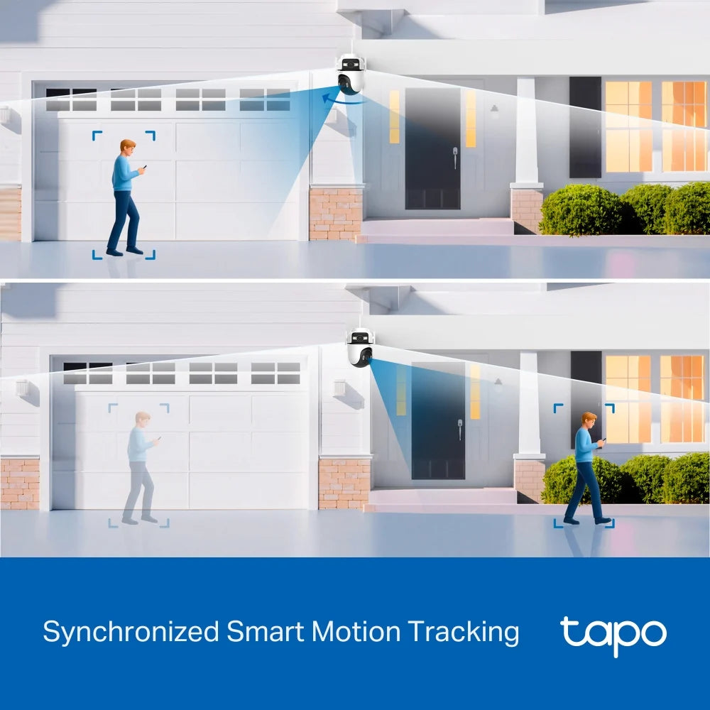 TP-Link Tapo C545D Outdoor Dual Lens Pan/Tilt Security Camera