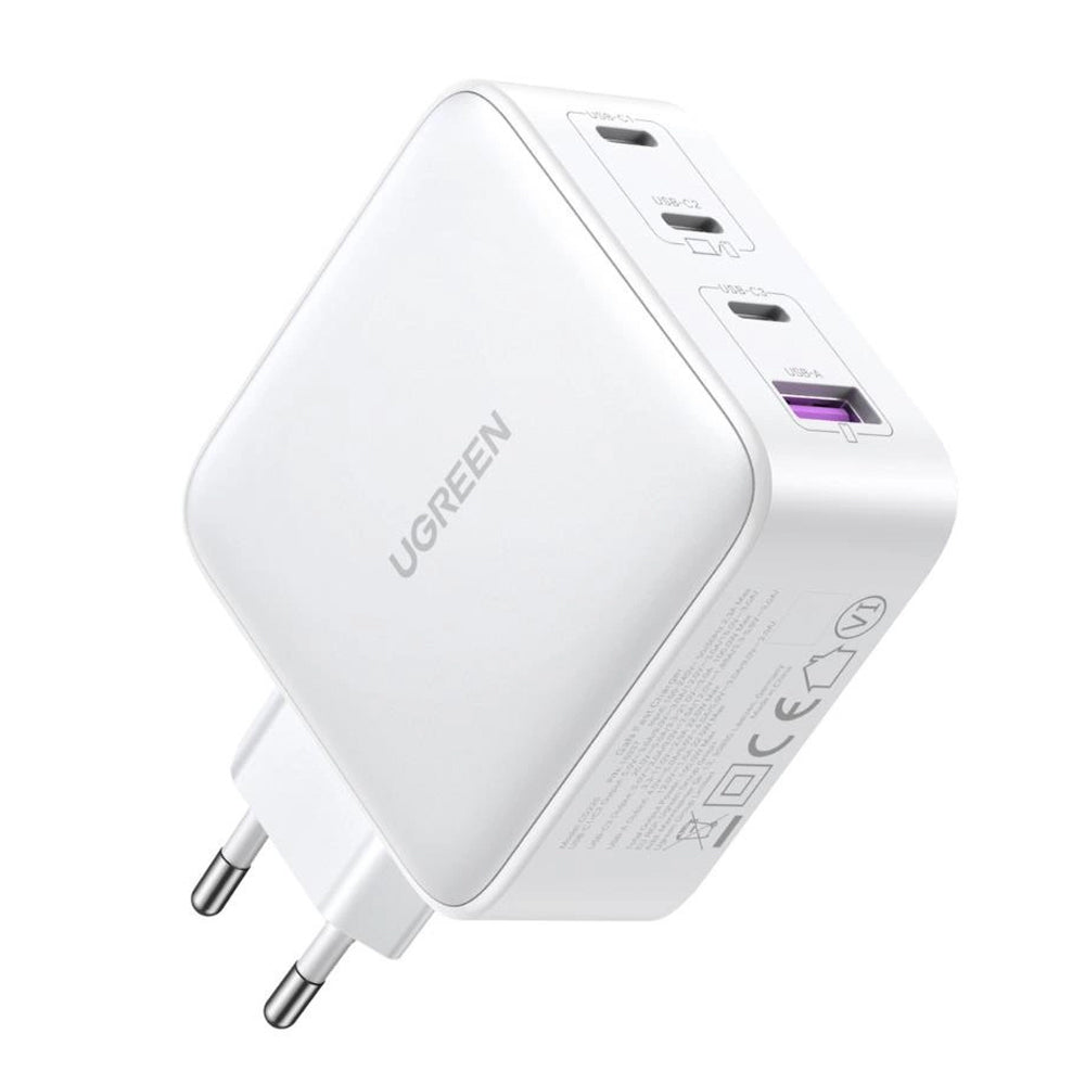 UGREEN Nexode 100W GaN Charger 3x USB-C USB-A White