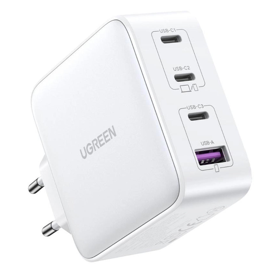 Chargeur GaN UGREEN Nexode 100W 3x USB-C USB-A Blanc