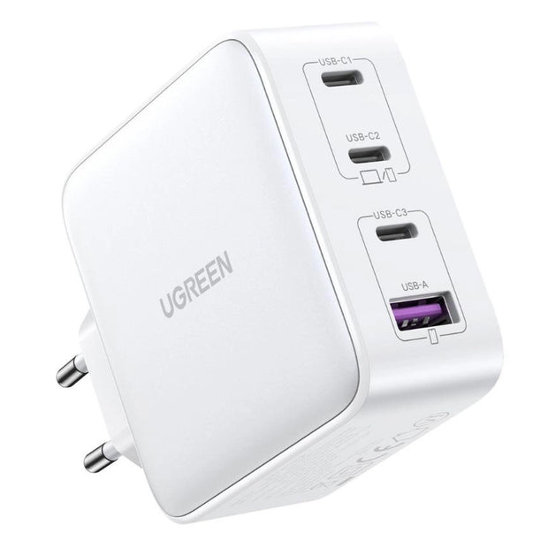 UGREEN Nexode 100W GaN Charger 3x USB-C USB-A White