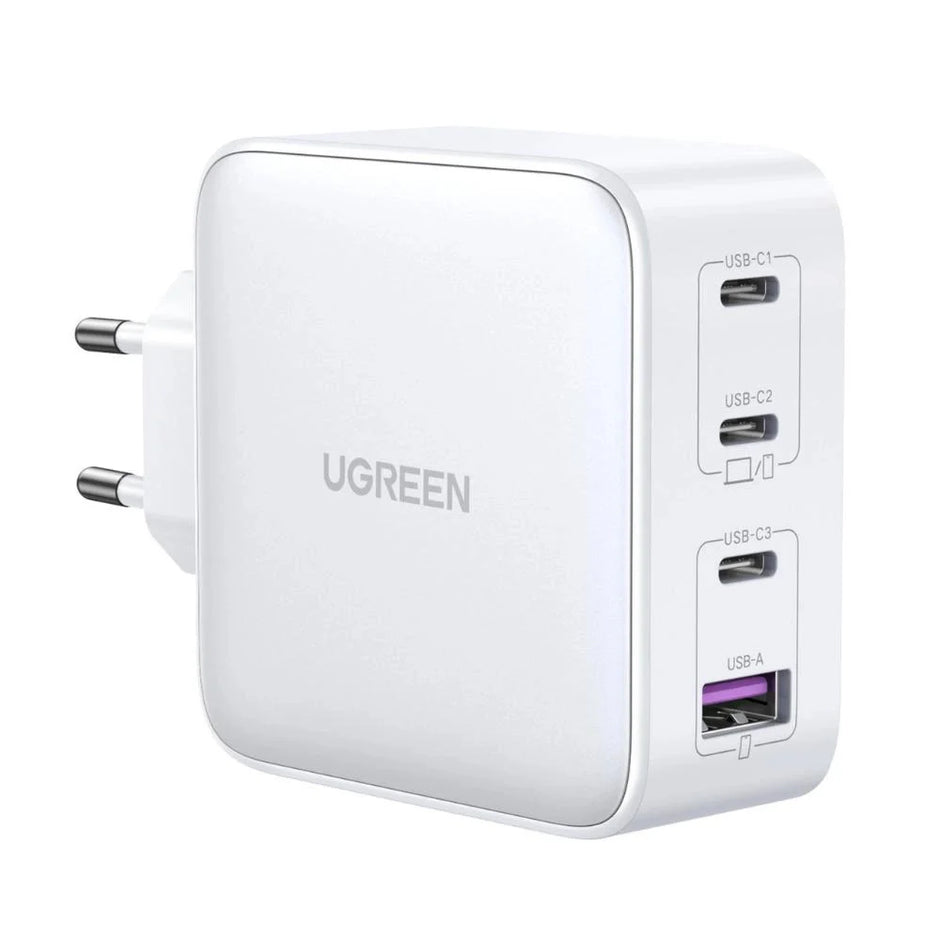 Chargeur GaN UGREEN Nexode 100W 3x USB-C USB-A Blanc