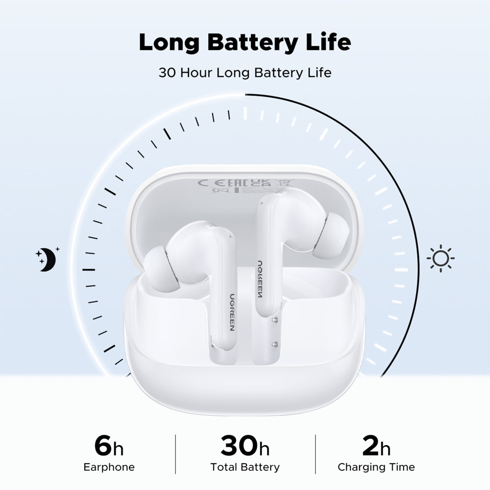 UGREEN HiTune T6 Magic TWS Wireless Earbuds White