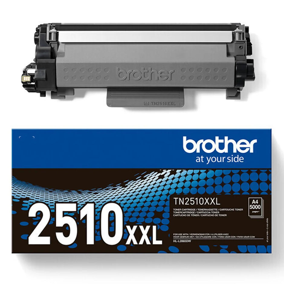 Brother TN-2510XXL Extra High Yield Black Toner Cartridge 5000 Pages