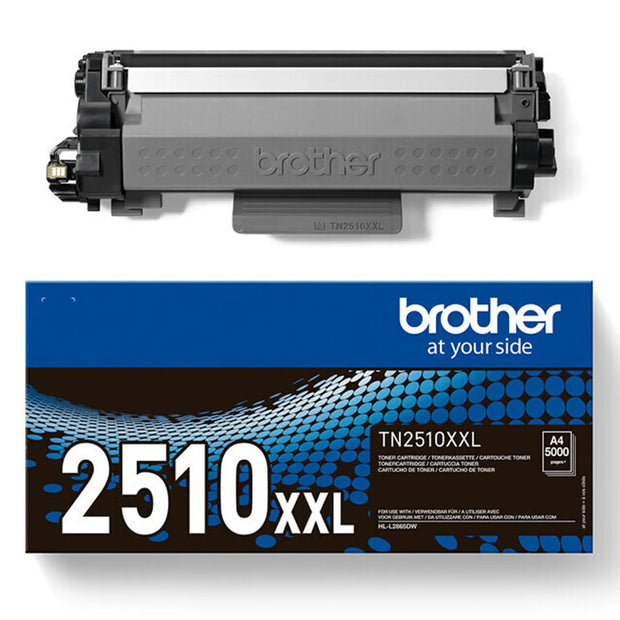 Brother TN-2510XXL Extra High Yield Black Toner Cartridge 5000 Pages