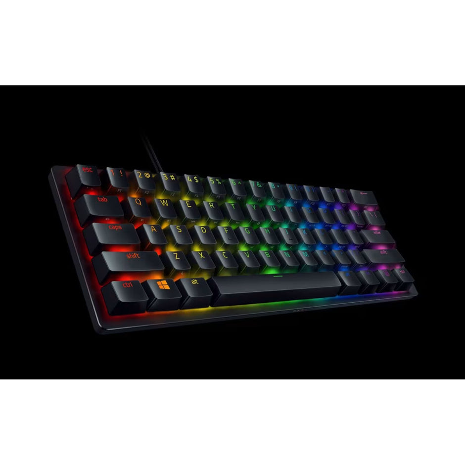 Clavier gaming opto-mécanique 60 % Razer Huntsman Mini, commutateurs violets, disposition US