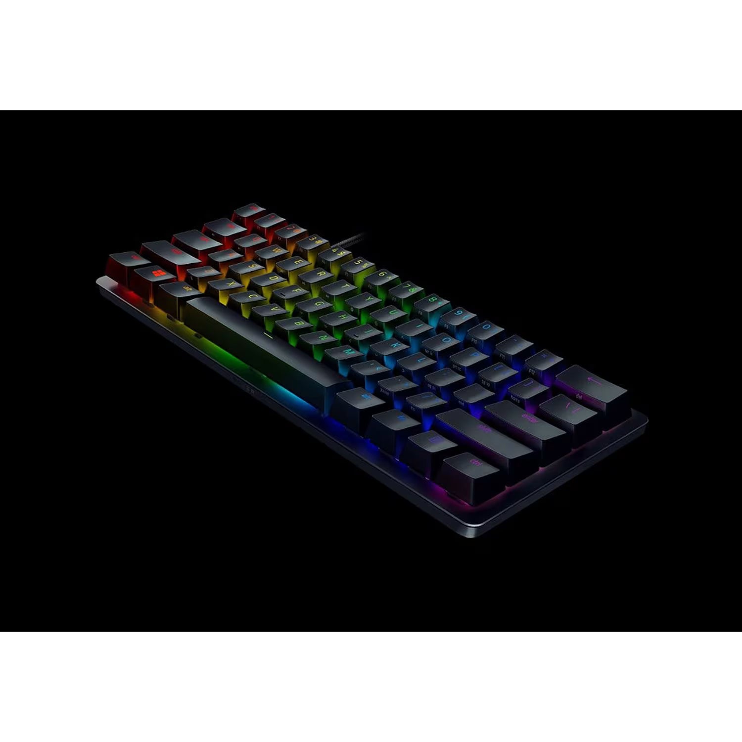 Clavier gaming opto-mécanique 60 % Razer Huntsman Mini, commutateurs violets, disposition US