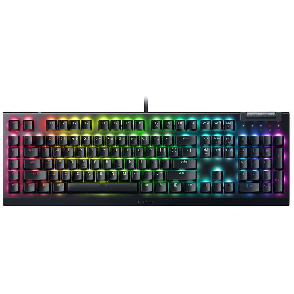 Razer BlackWidow V4 X RGB Mechanical Gaming Keyboard Green Switch