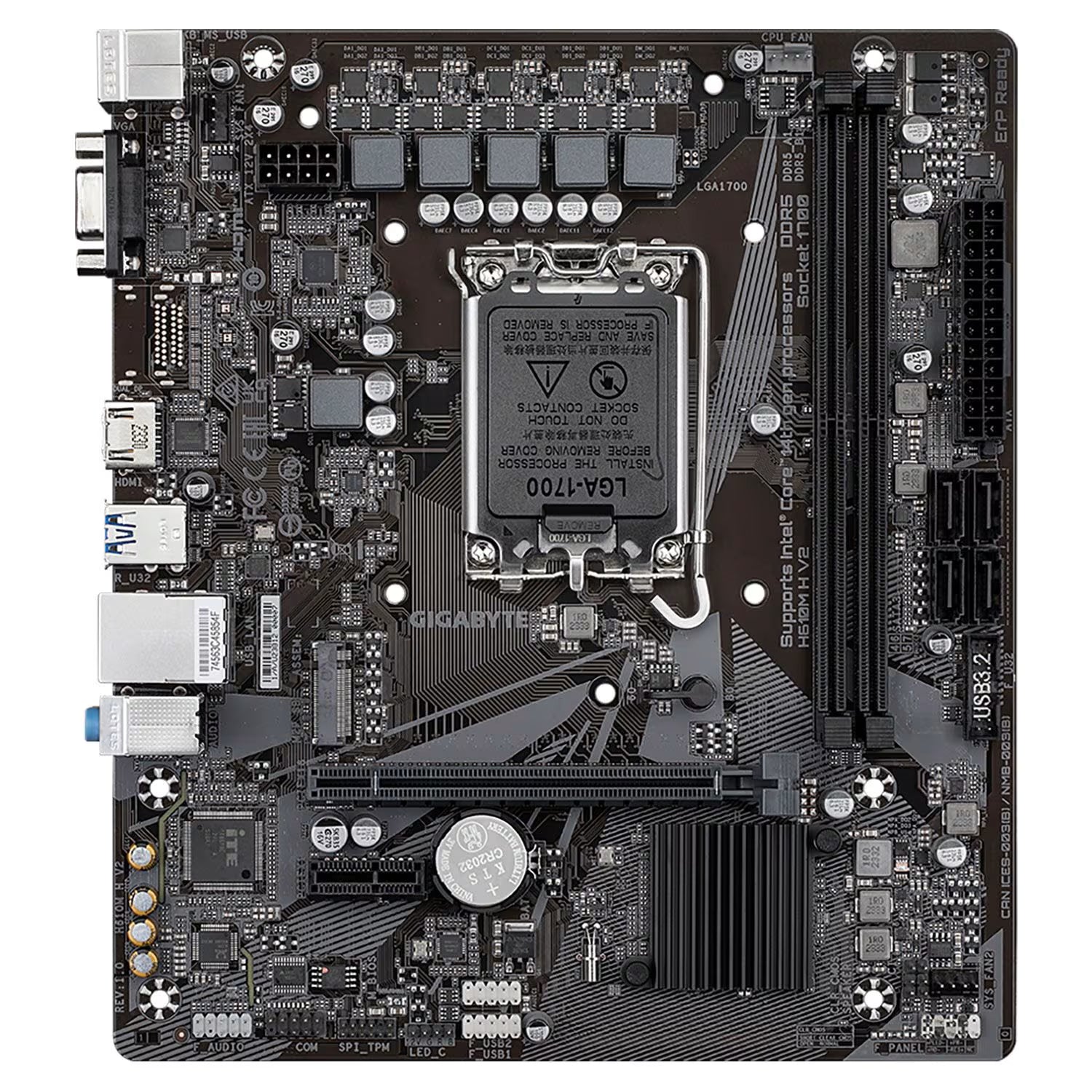 Gigabyte H610M H V2 DDR5 Micro-ATX Motherboard LGA1700