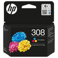 HP 308 Tri-Colour Inkjet Cartridge