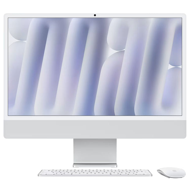 Apple iMac 24" M4 GPU 10 cœurs 24 Go/512 Go Argent Retina 4,5K