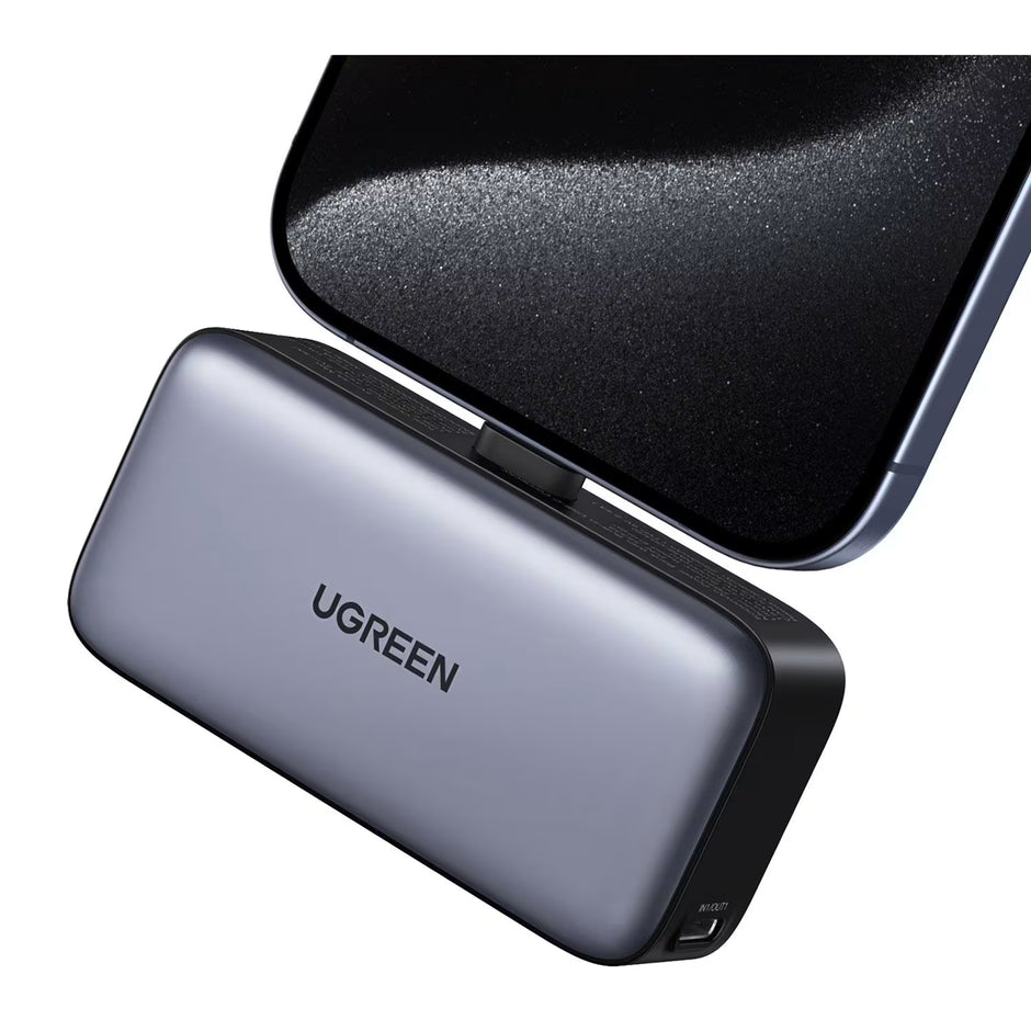 Batterie externe UGREEN PB503 5000mAh 20W PD Charge rapide Gris