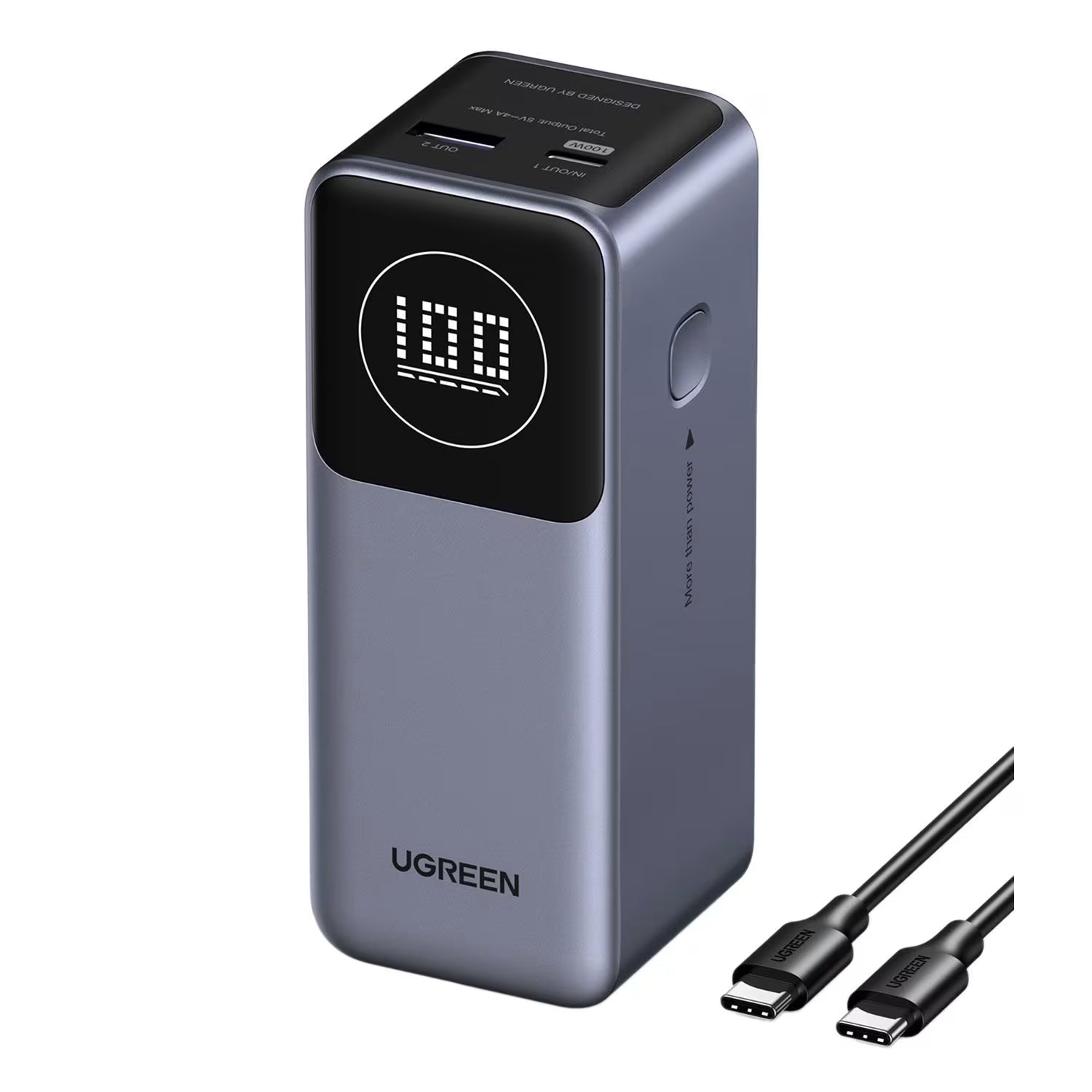 UGREEN PB724 Power Bank 12000mAh 100W USB-C Power Delivery