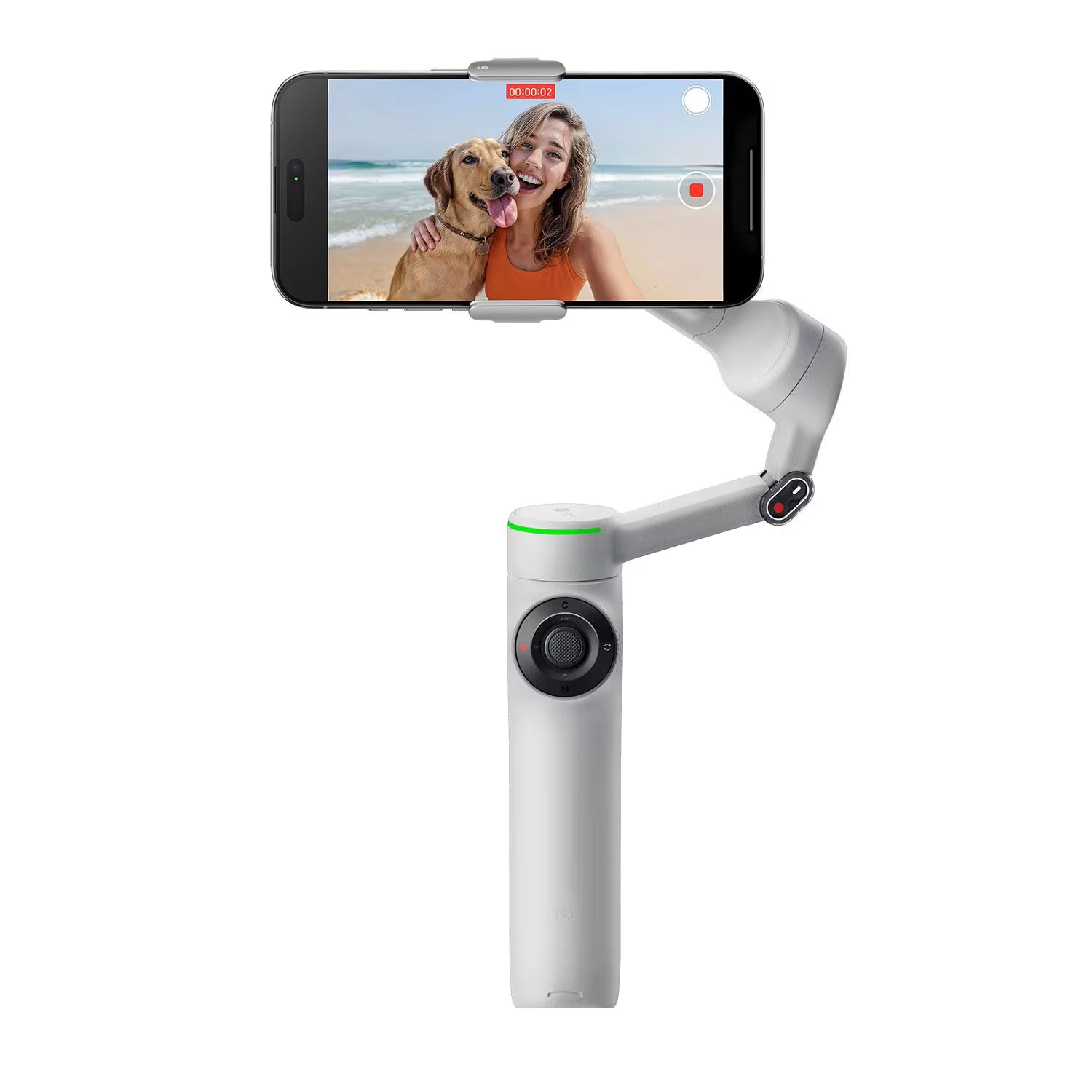 Insta360 Flow 2 Pro AI Smartphone Gimbal Stabilizer Creator Bundle White