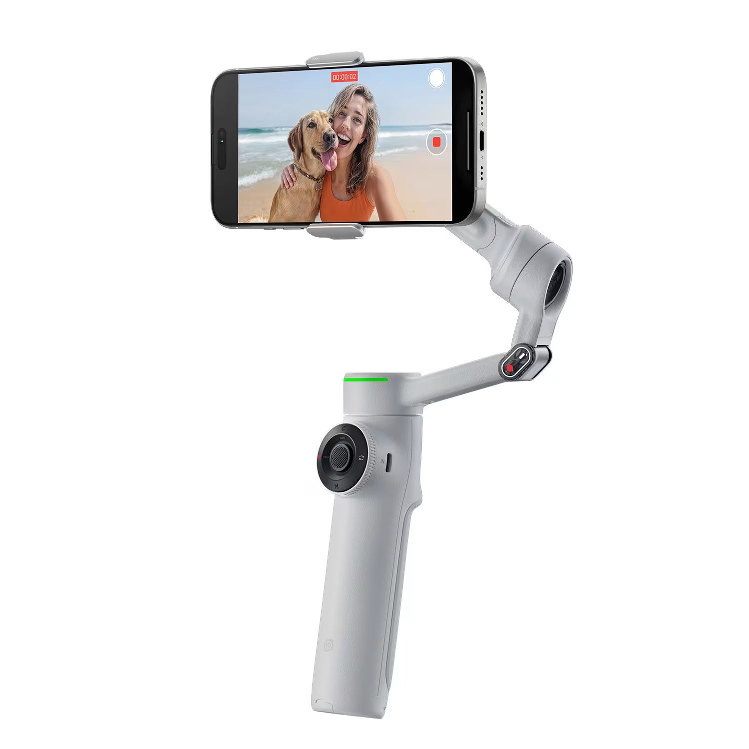 Insta360 Flow 2 Pro AI Smartphone Gimbal Stabilizer Creator Bundle White