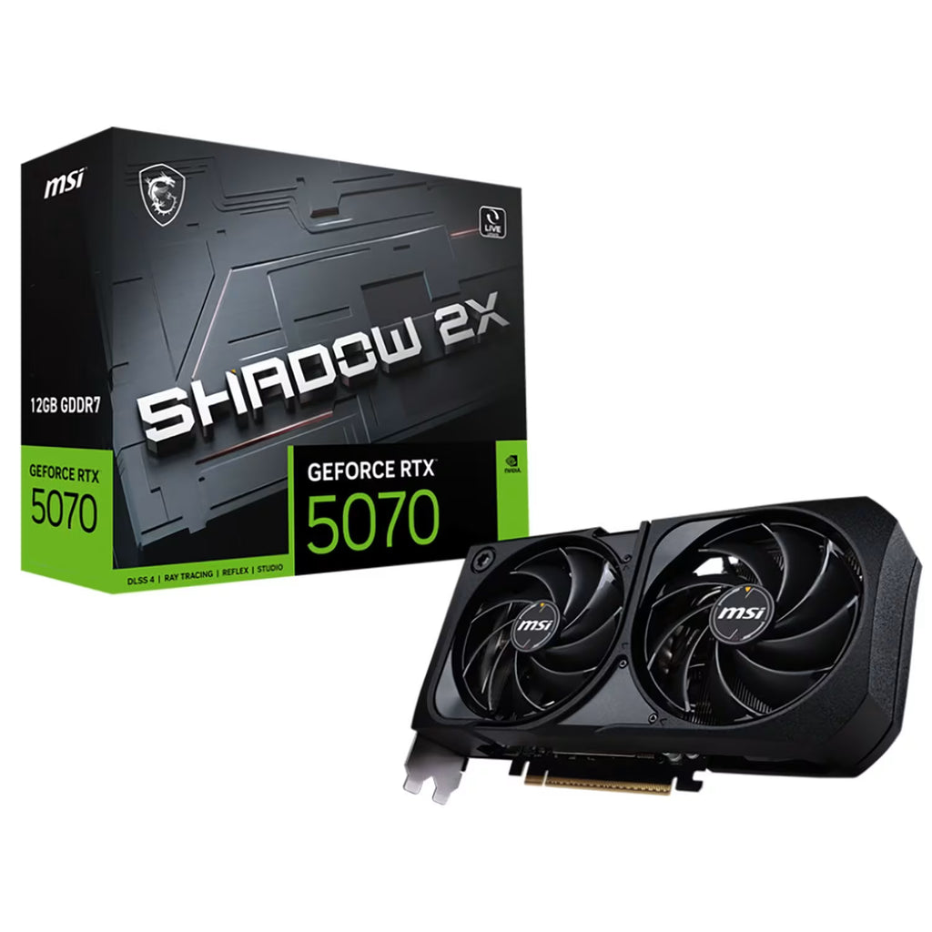 MSI GeForce RTX 5070 12GB Shadow 2X OC Graphics Card