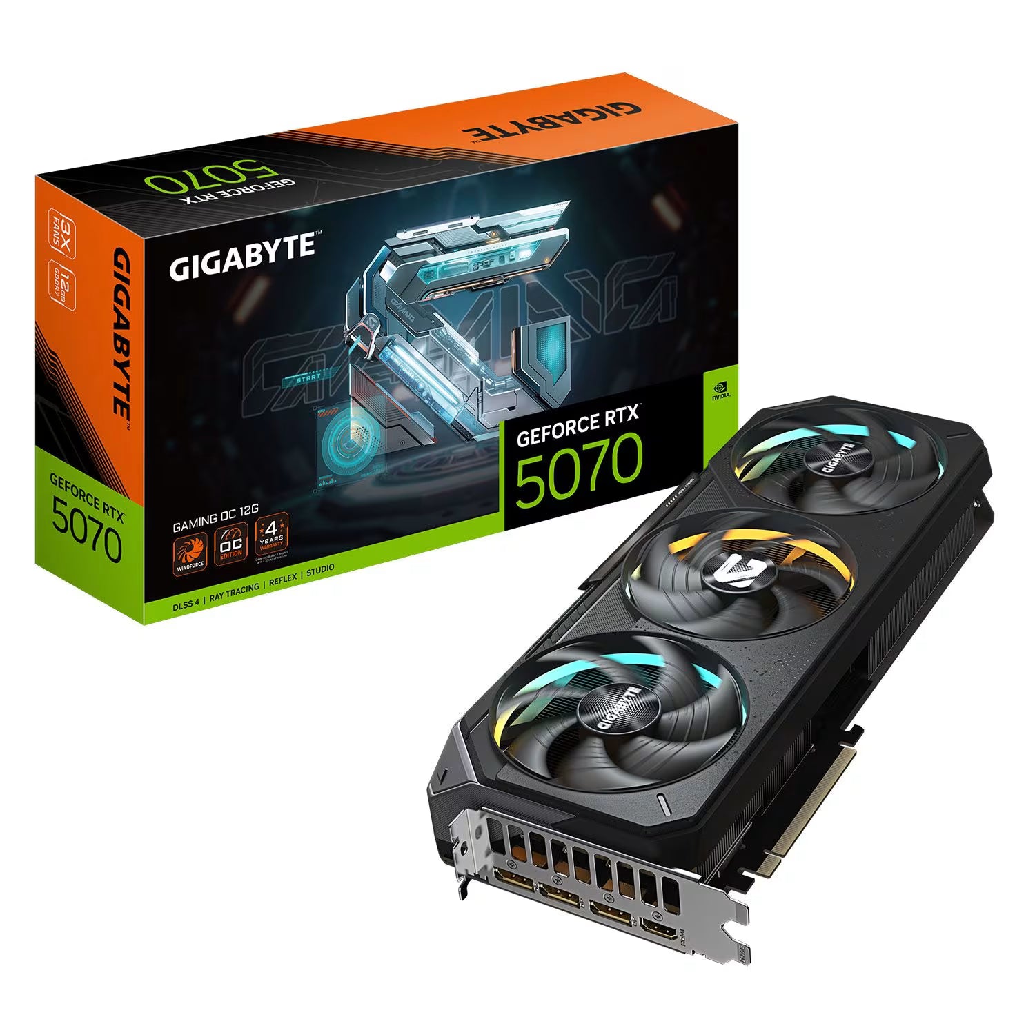 Gigabyte GeForce RTX 5070 Gaming OC 12GB GDDR7 Graphics Card