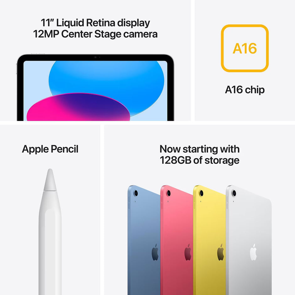 Apple iPad 11. Gen 5G 256GB Silber