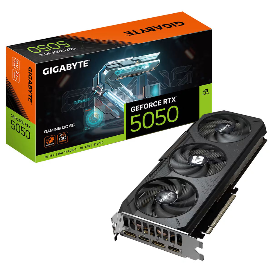 Gigabyte GeForce RTX 5050 Gaming OC 8GB GDDR6 Graphics Card