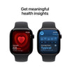 Apple Watch Series 11 GPS 42mm Jet Black Aluminium Schwarzes Sportarmband S/M