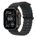 Apple Watch Ultra 3 49mm Black Titanium Case with Black Ocean Band