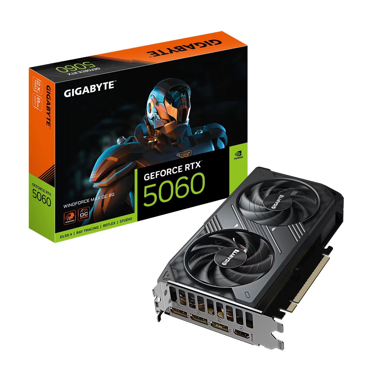 Gigabyte GeForce RTX 5060 WindForce Max OC 8GB GDDR7 Graphics Card