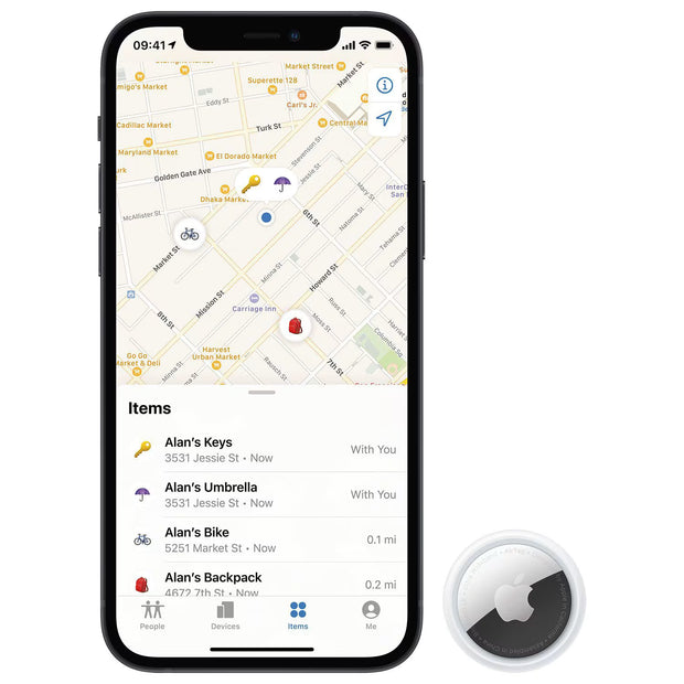 Apple AirTag 2. Generation Ortungsgerät 4er-Pack